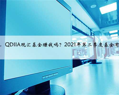 工银全球美元债，QDIIA现汇基金赚钱吗？2021年第二季度基金有哪些财务收入？